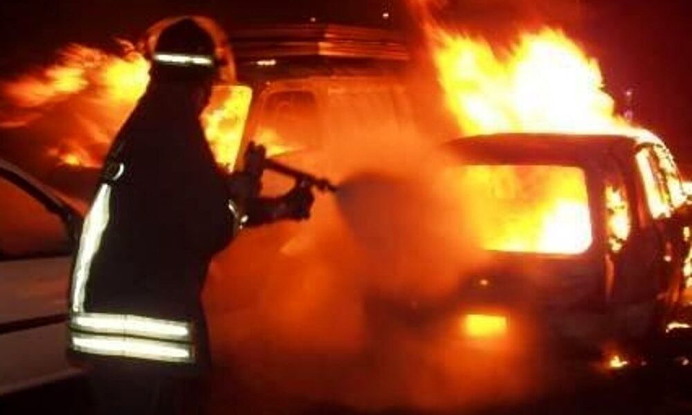 incendio chiavazza auto fiamme