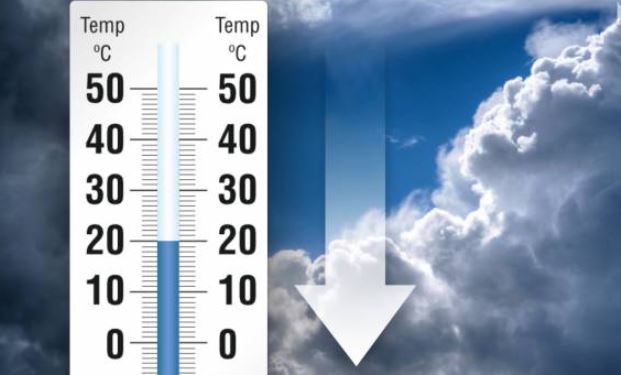 Temperature vicino allo zero oggi a Biella. Un'area di bassa pressione abbraccia la Regione determinando marcato maltempo con piogge diffuse, anche a carattere di rovescio o temporale. 