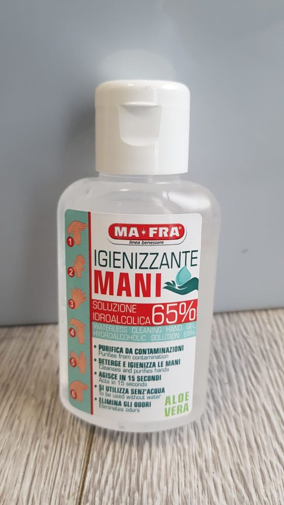 Gel Igienizzante Mani 80ml, Purifica, Igienizza e Deterge