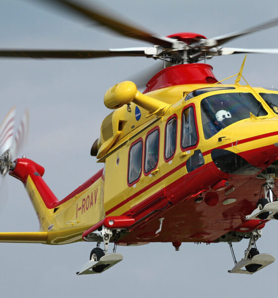 Incidente in volo, parapendista trasferito in elicottero a Ponderano