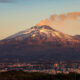 L'Etna e la città di Catania