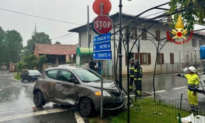 sindaco di netro coinvolto in un incidente