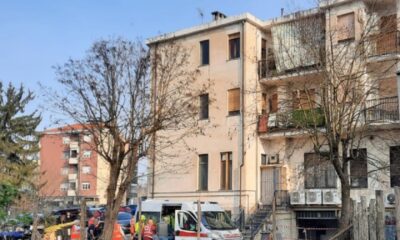 Pensionato precipita dal balcone