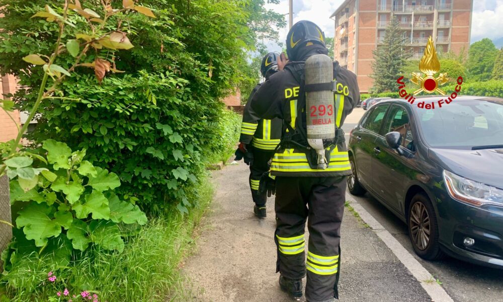 Paura per del fumo al Villaggio Lamarmora