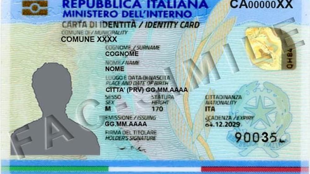 La foto sulla carta di identità