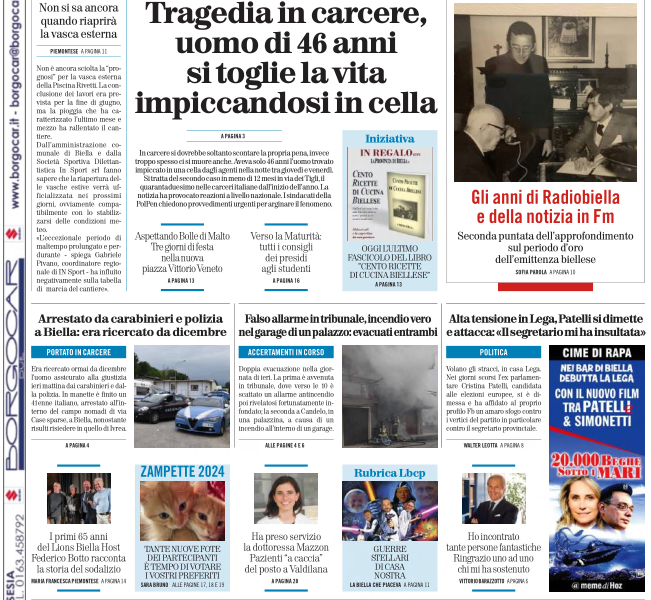 la provincia di biella