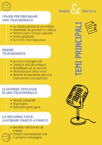 corso di telecronaca sportiva