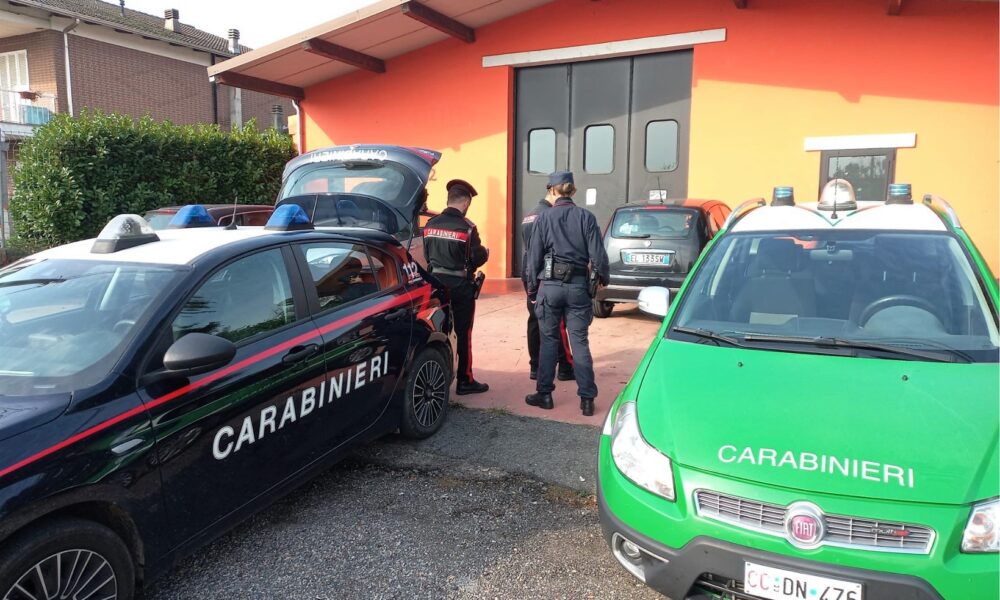 Carabinieri scoprono officina abusiva