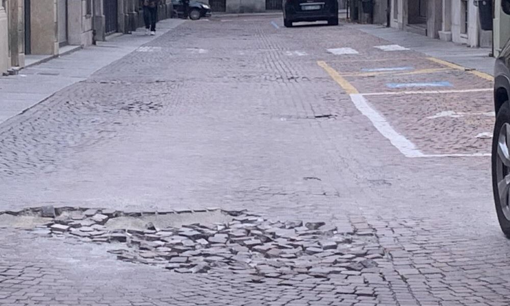 il rifacimento delle strade del centro