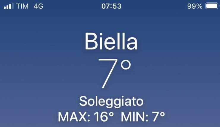 Fa troppo freddo