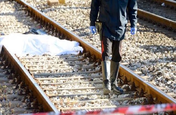 travolto e ucciso dal treno