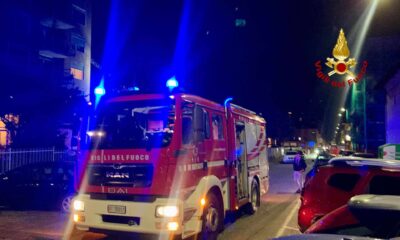 Asciugatrice in fiamme