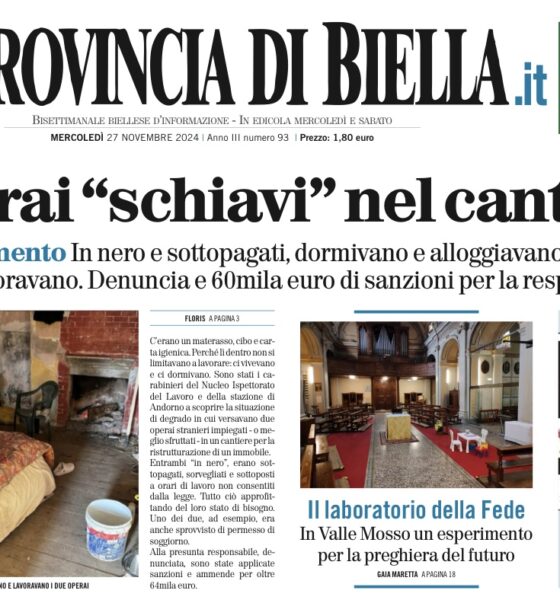 Oggi e domani abbonarsi al giornale