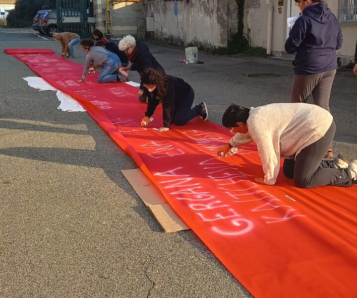 Manifestazione contro la violenza sulle donne