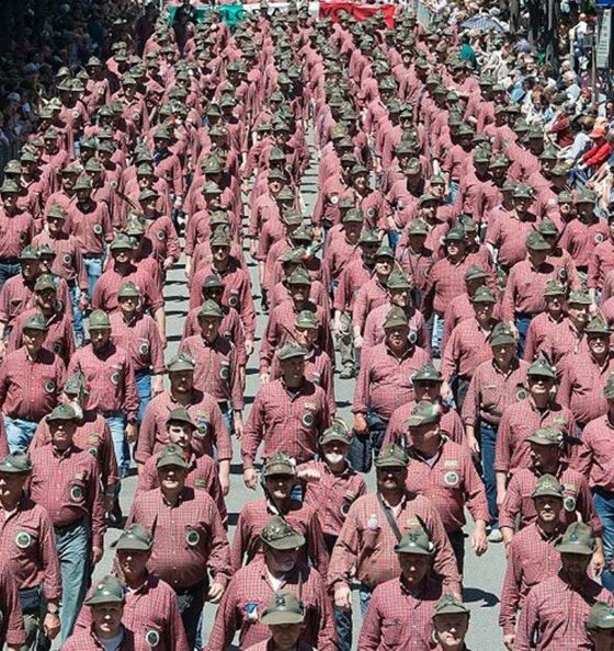 gli alpini guardano già oltre biella
