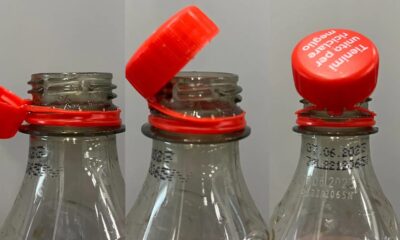 Con i tappi collegati alle bottiglie c’è più plastica