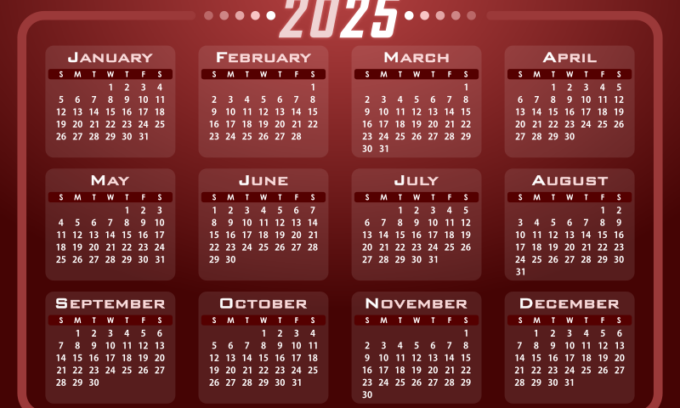 Calendario 2025