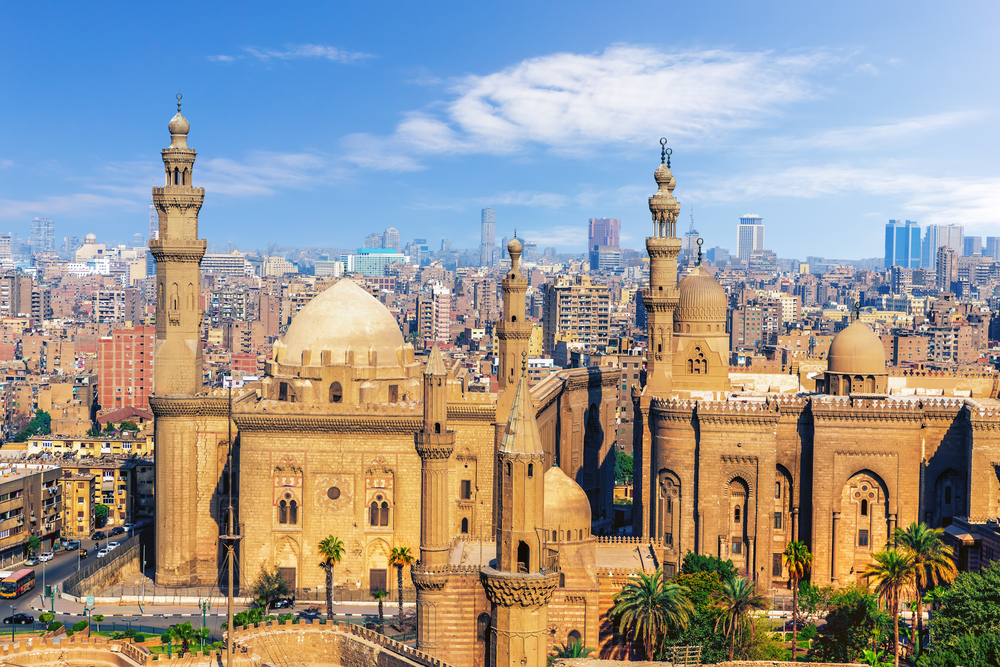 La moschea del sultano Hassan - Città del Cairo