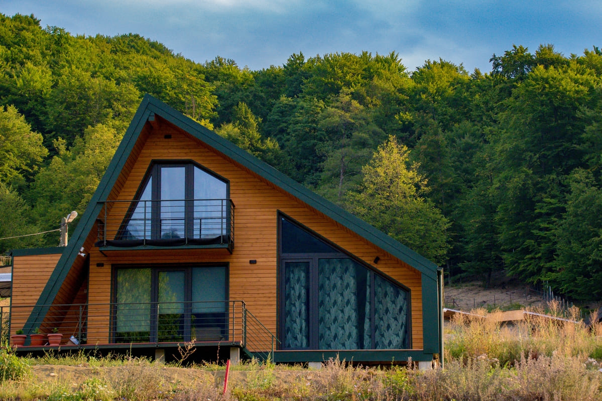 Casa in legno moderna