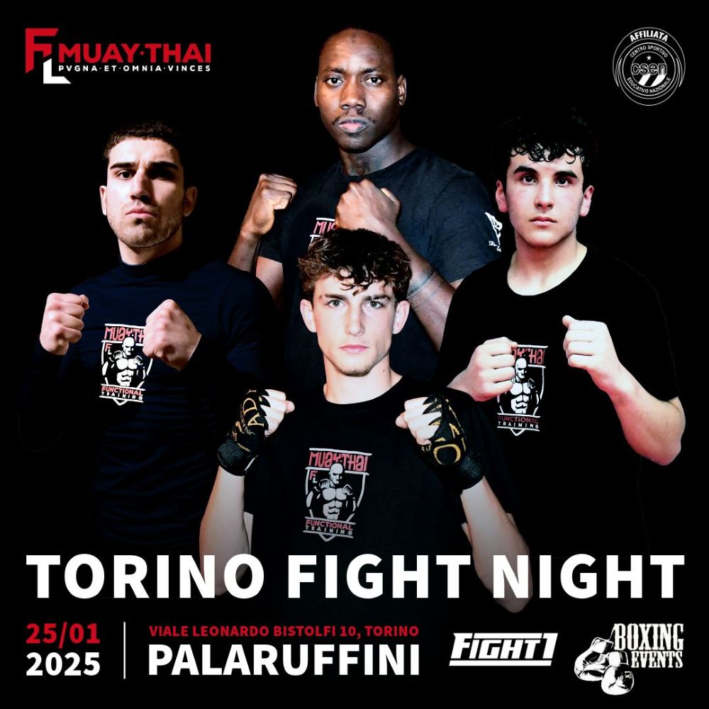 La FL-MuayThai alla “Torino Fight Night”