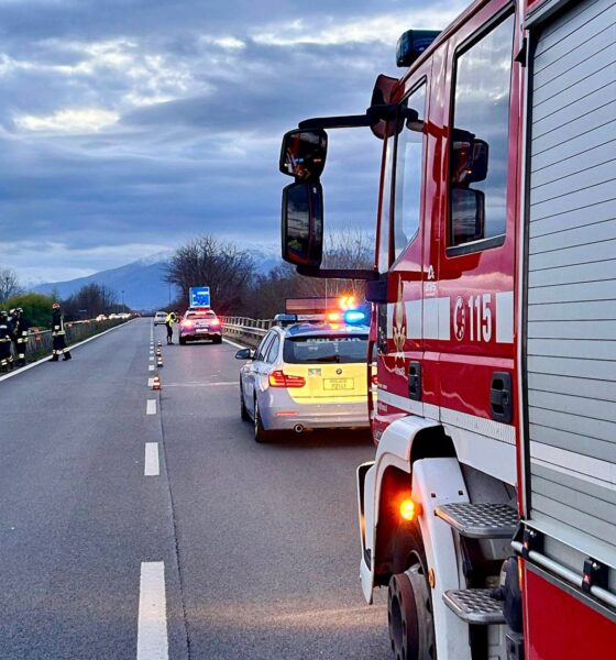 Chiuso un tratto di superstrada