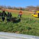 Incidente tra auto e moto sull'A26: tre persone ferite