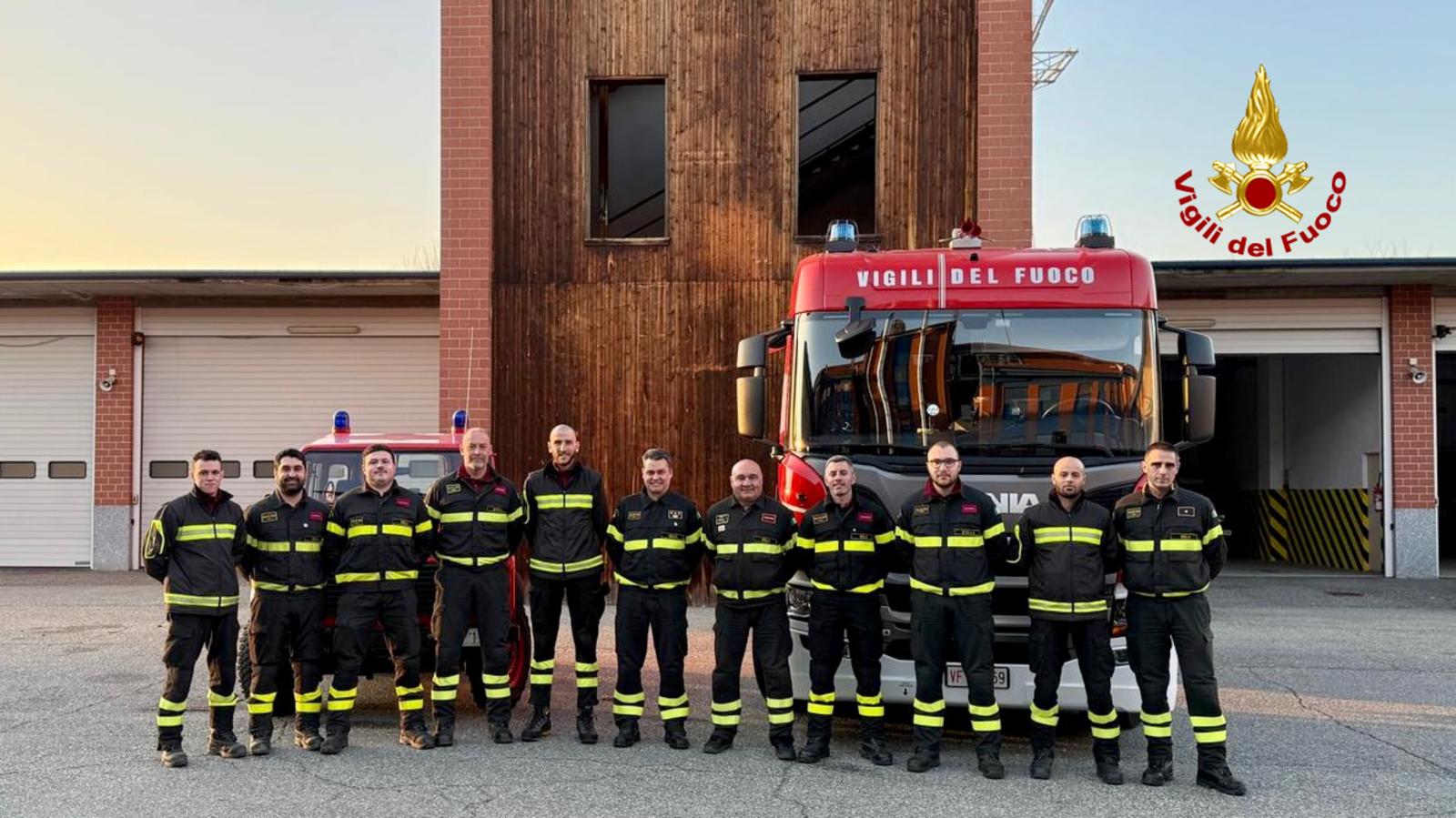 Biella, nuovi autisti per i vigili del fuoco volontari