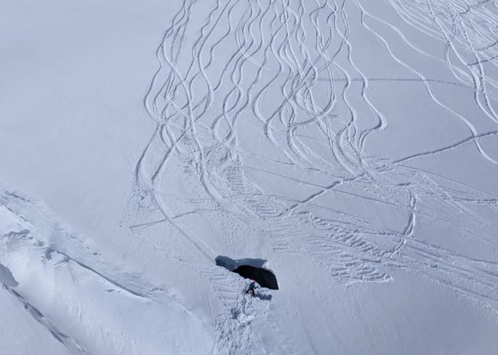 Snowboarder cinquantenne