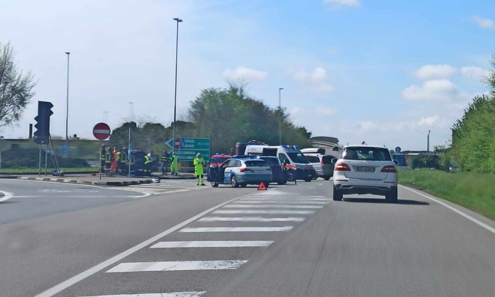 Incidente all'imbocco dell'autostrada
