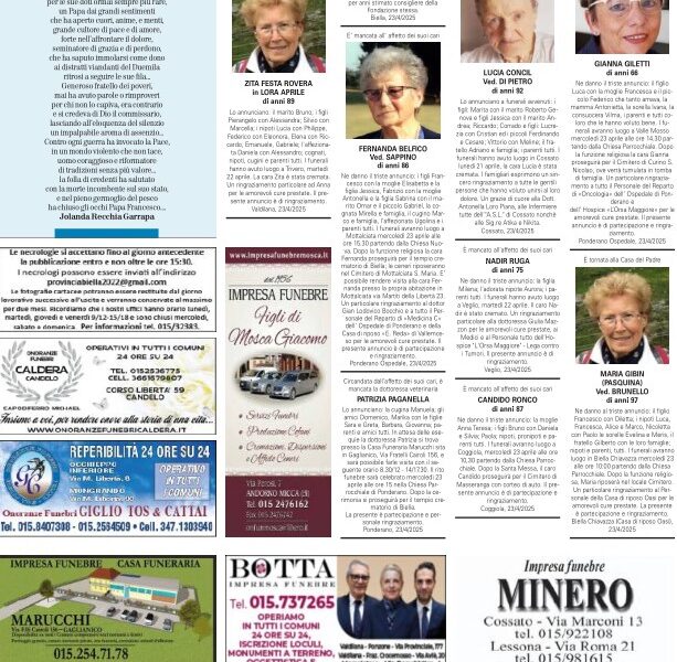 ricordiamo i nostri cari defunti