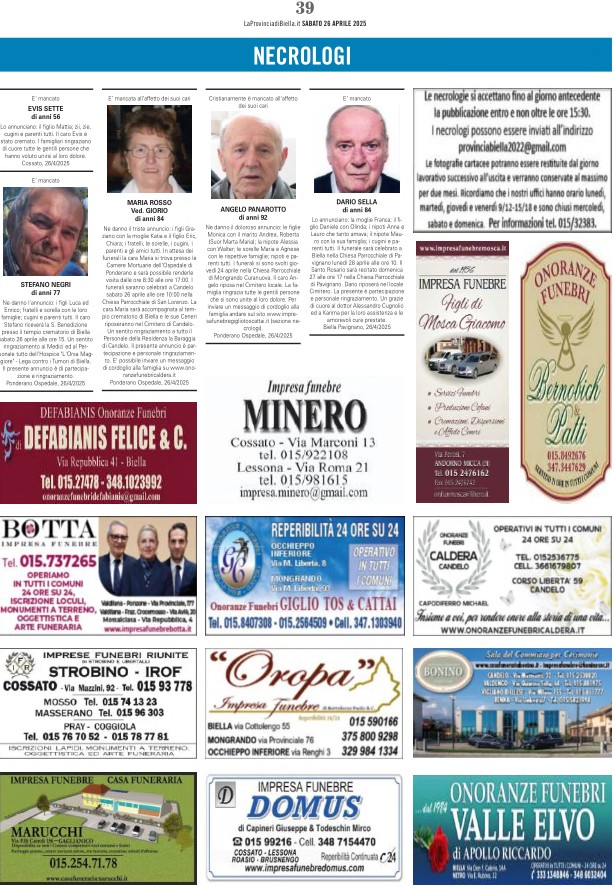 ricordiamo i nostri cari defunti