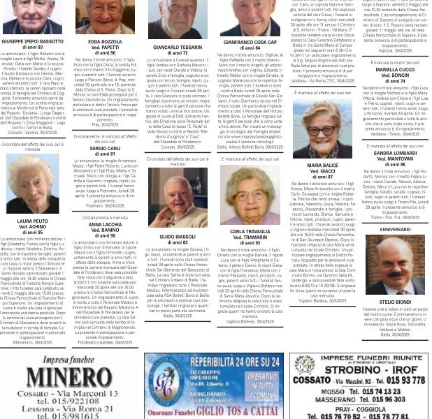 ricordiamo i nostri cari defunti