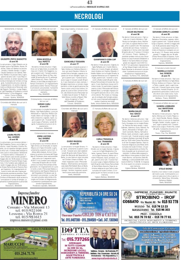 ricordiamo i nostri cari defunti