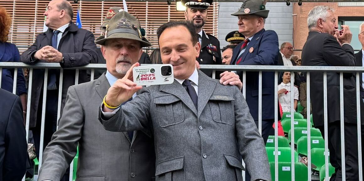 Cirio a Biella per l'Adunata: "Viva gli Alpini, viva il nostro Piemonte e viva l’Italia"