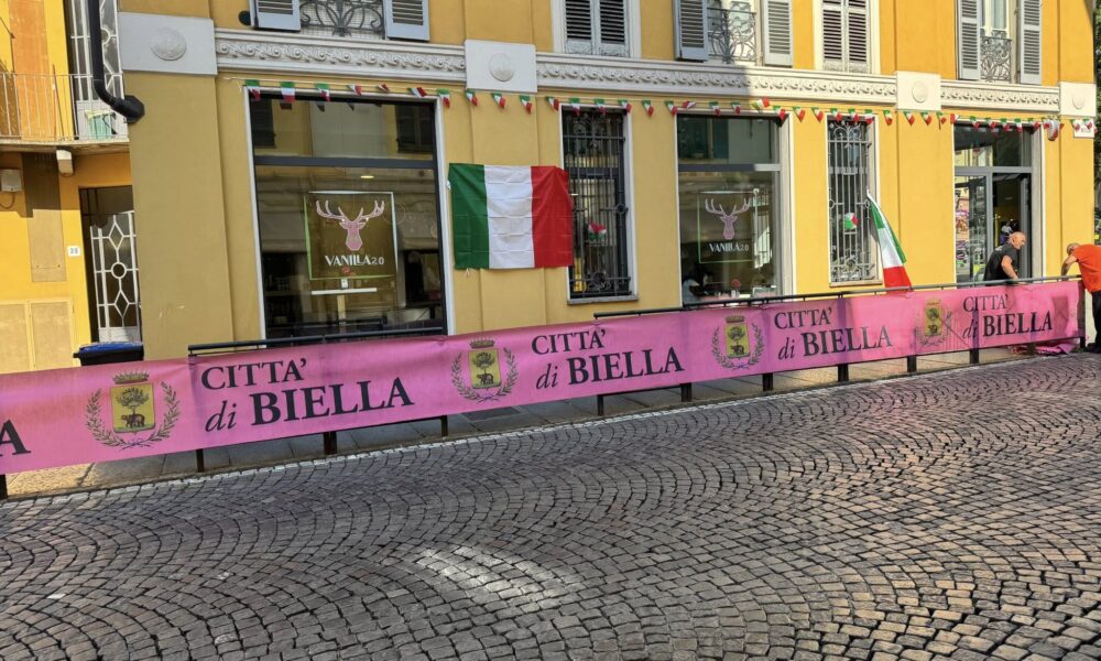 Biella si colora di rosa per il Giro d’Italia