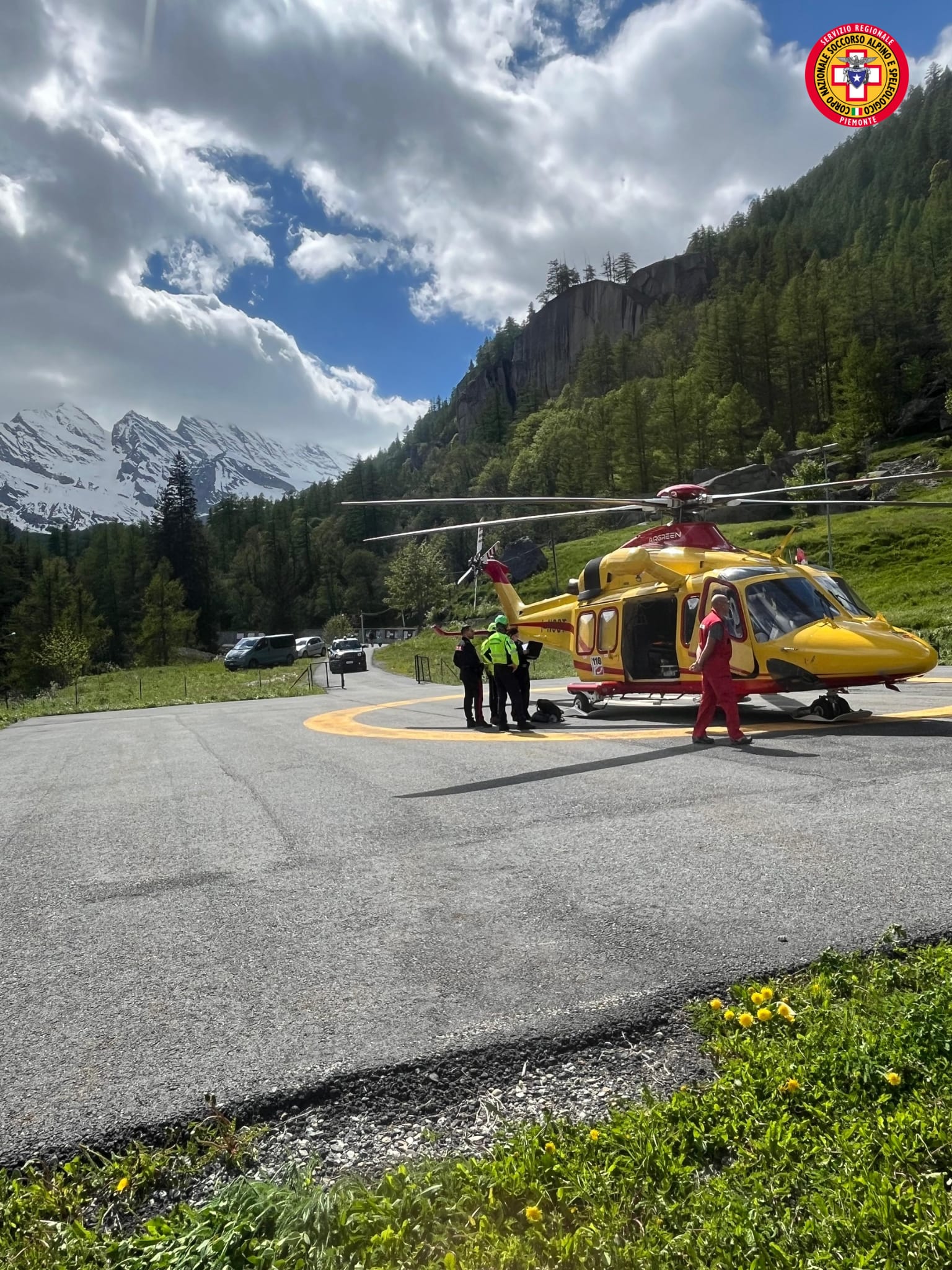 Caduta in parete al Sergent: salvato alpinista privo di sensi