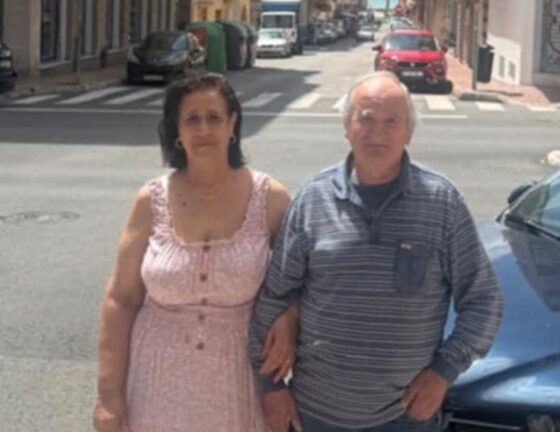 una coppia biellese nella spagna
