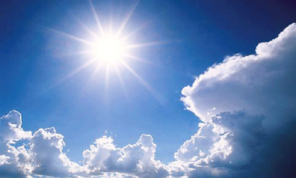 finalmente sole e cielo sereno