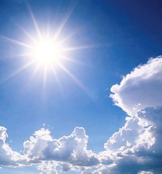 finalmente sole e cielo sereno