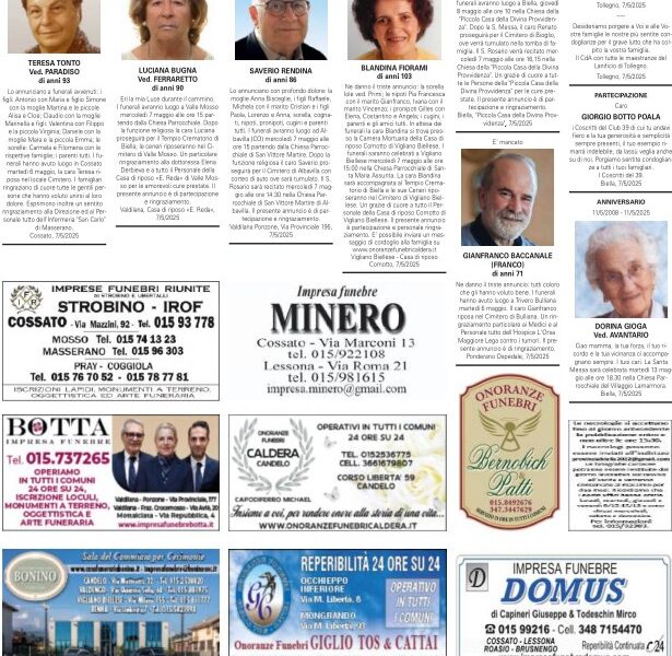 Ricordiamo i nostri cari defunti