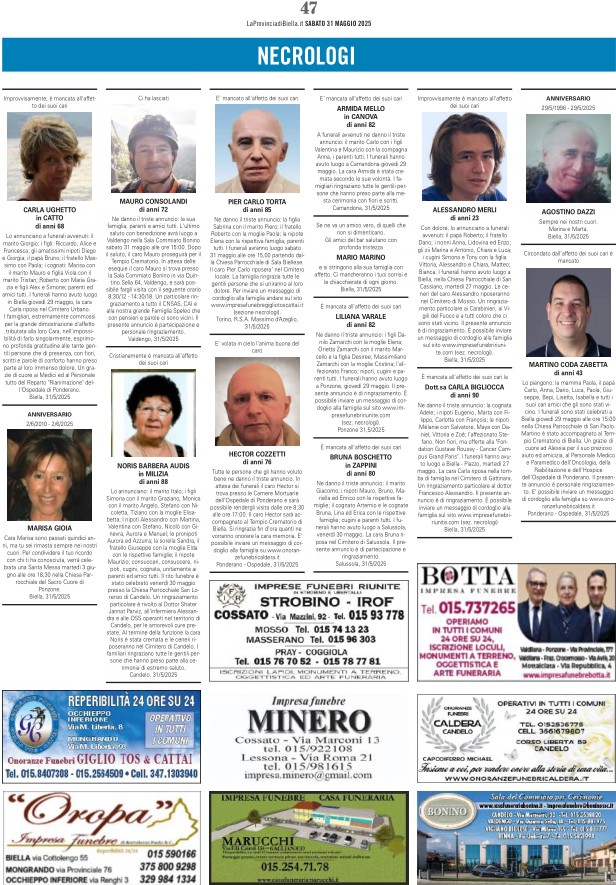 Ricordiamo i nostri cari defunti