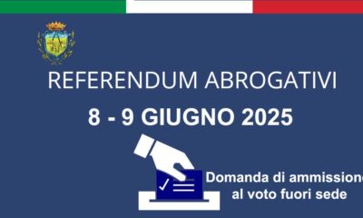 L’8 e il 9 giugno elettori alle urne