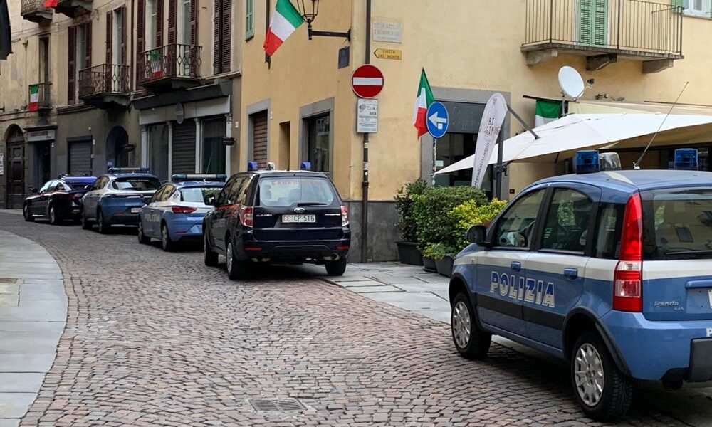 rissa in centro a biella