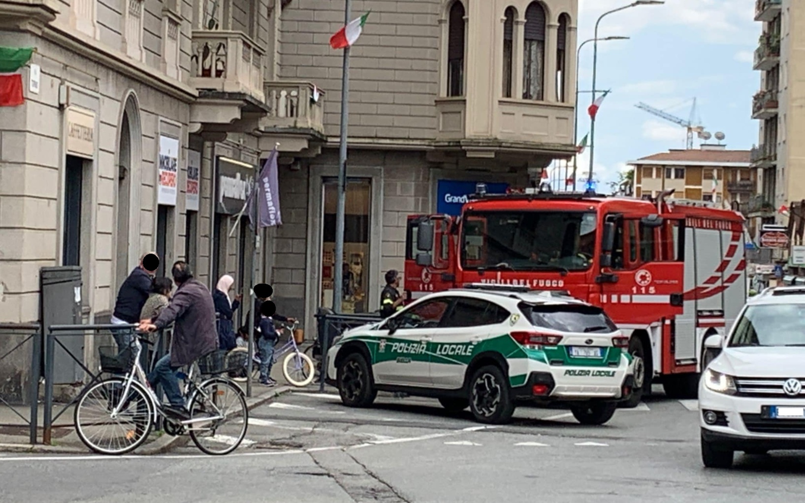 tragedia in via Torino