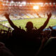 Partita di calcio alla stadio