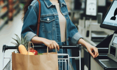 Sorpresa a rubare cibo al supermercato