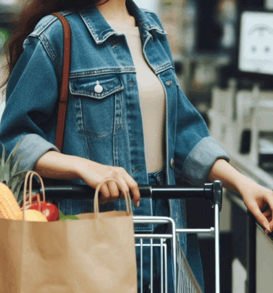 Sorpresa a rubare cibo al supermercato