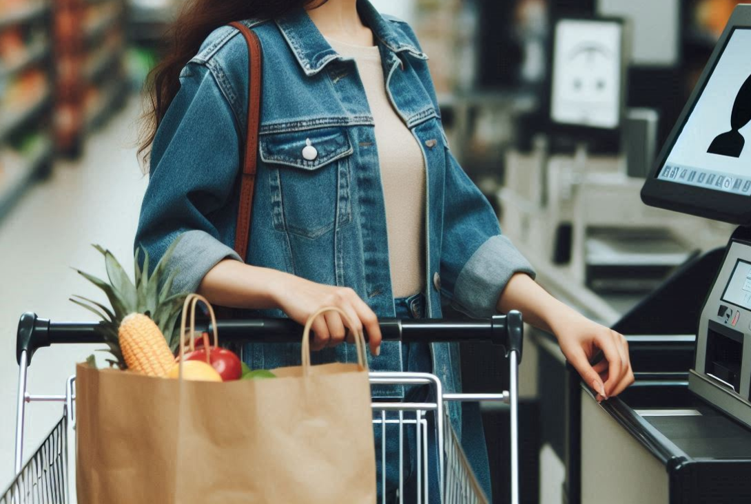 Sorpresa a rubare cibo al supermercato