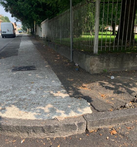 Villaggio Lamarmora, il PD interroga sui marciapiedi disastrati