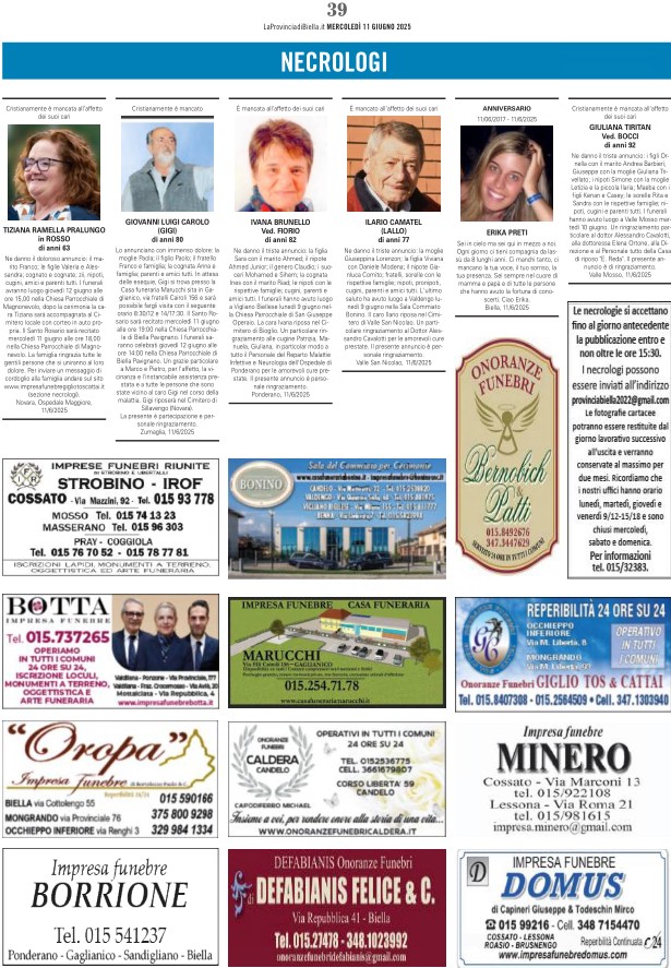 ricordiamo i nostri cari defunti